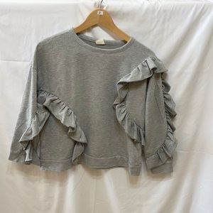 Zara ruffled sweater